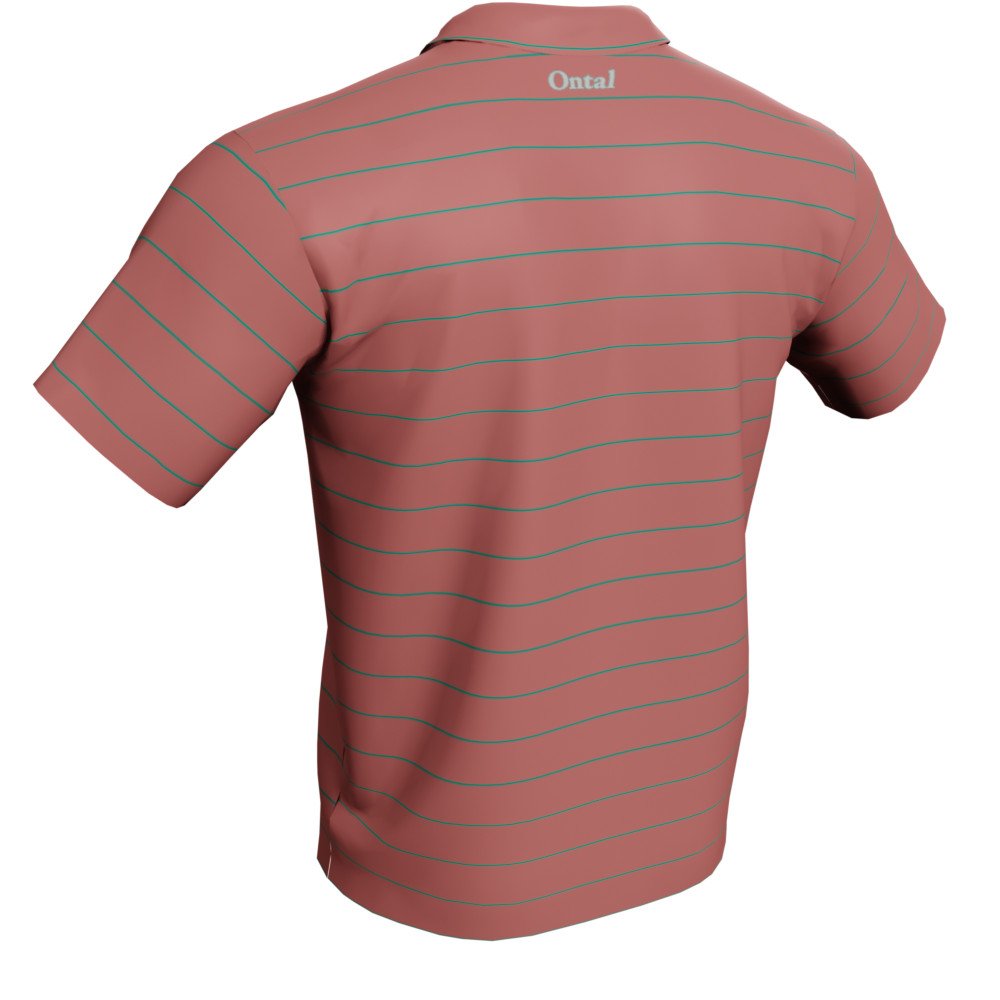 Classic Pin Stripes Polo Golf Shirt - Image 6