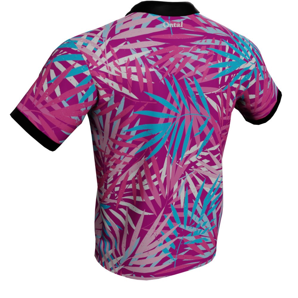 Summer Leaves Polo Golf Shirt - Image 4