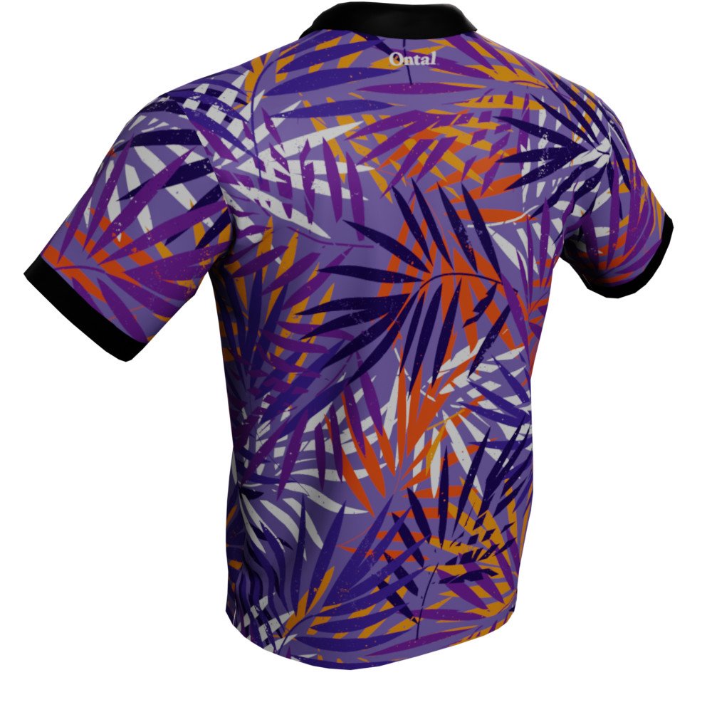 Summer Leaves Polo Golf Shirt - Image 6