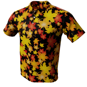 Autumn Leaves Polo Golf Shirt
