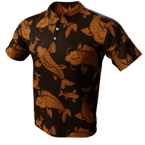 Koi Fish Golf Shirt