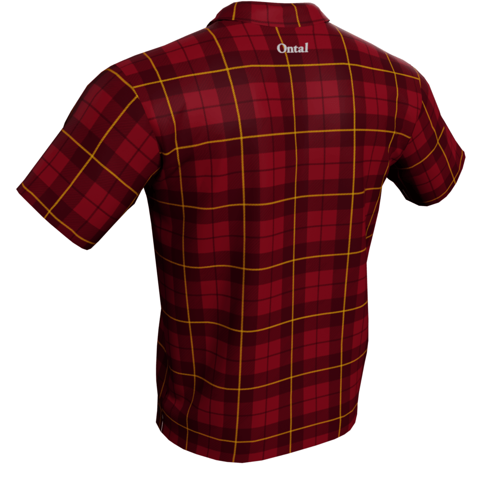 Plaid Polo Golf Shirt - Image 2