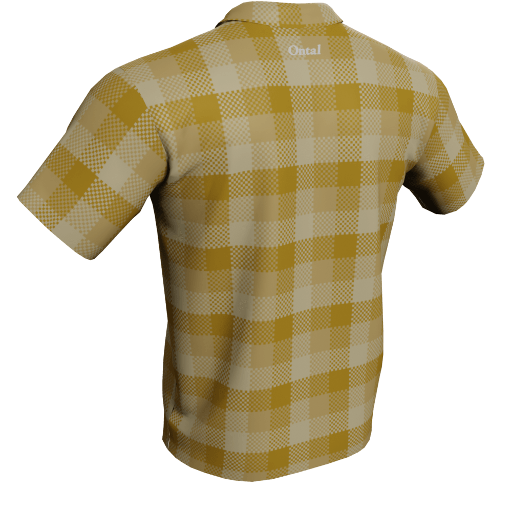 Plaid Polo Golf Shirt - Image 4
