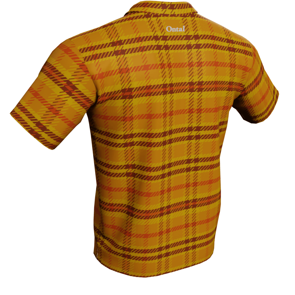 Plaid Polo Golf Shirt - Image 8