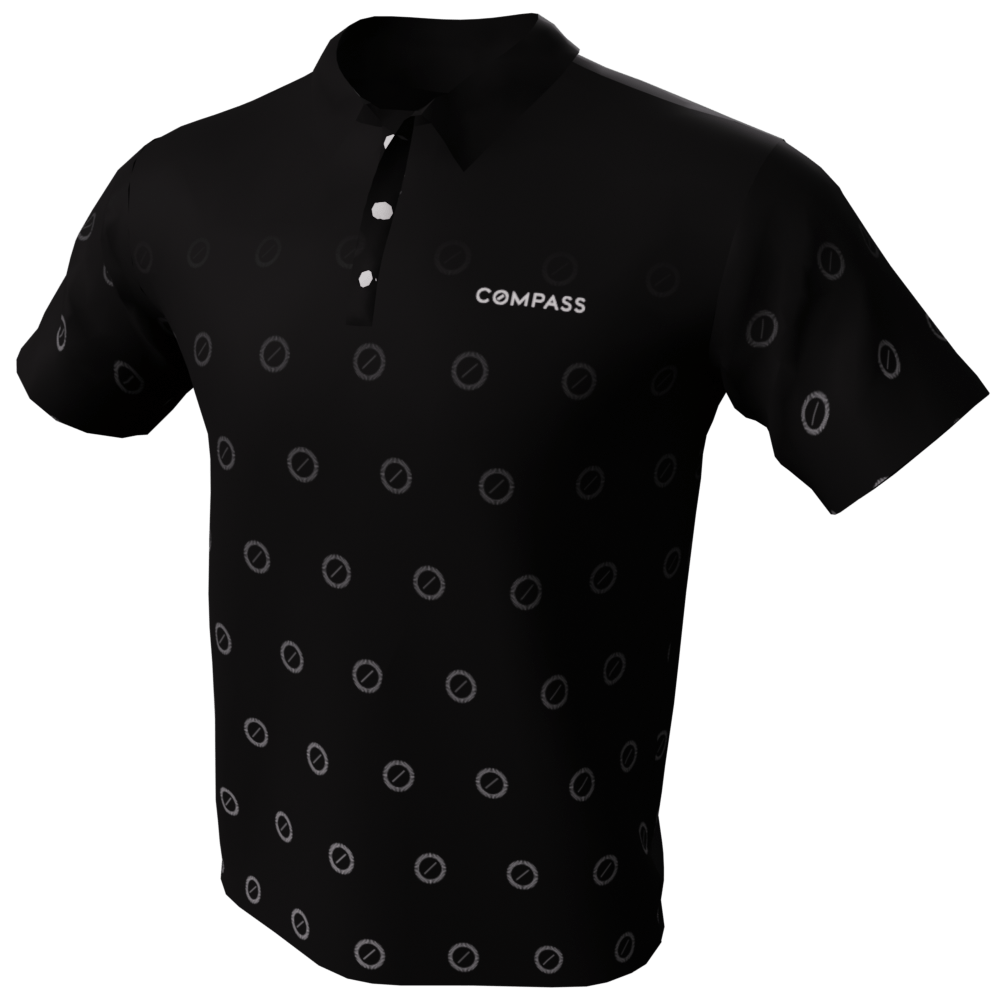 Men's Compass Circle Polo Shirt