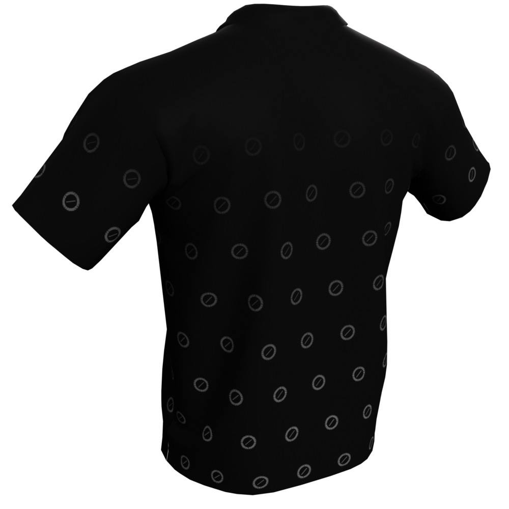 Men's Compass Circle Polo Shirt - Image 2