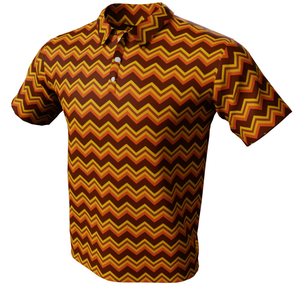 The Chevron Golf Polo Shirt - Image 7